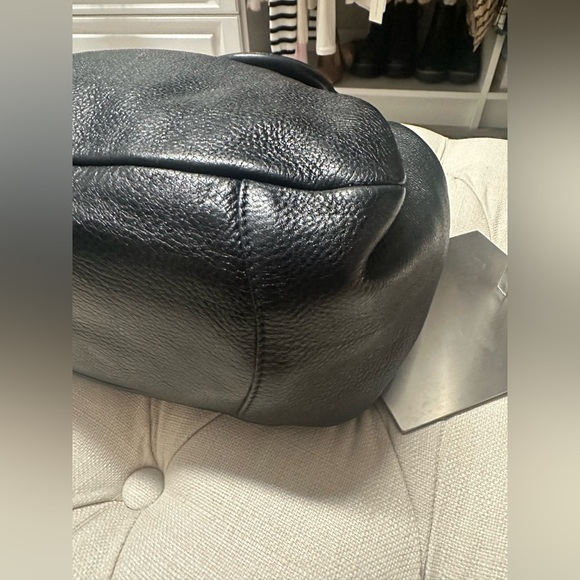 Prada Cervo Black Leather Hobo Bag with Dual Handles - Picture 5 of 14